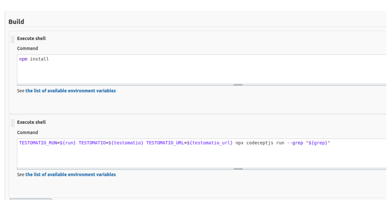 Testomatio - Jenkins